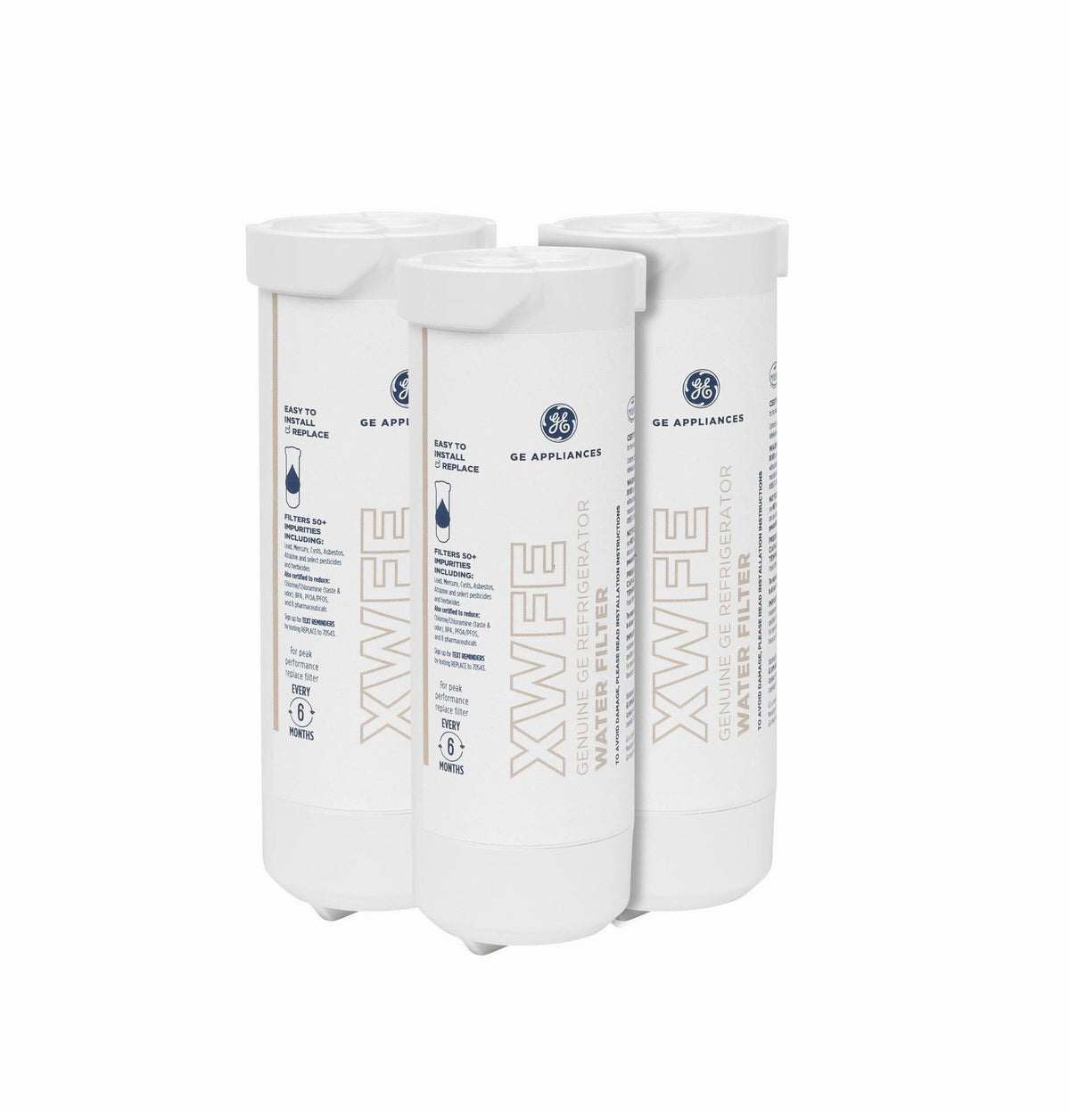 GE XWFE Refrigerator Water Filter 3-Pack - XWFE3PK