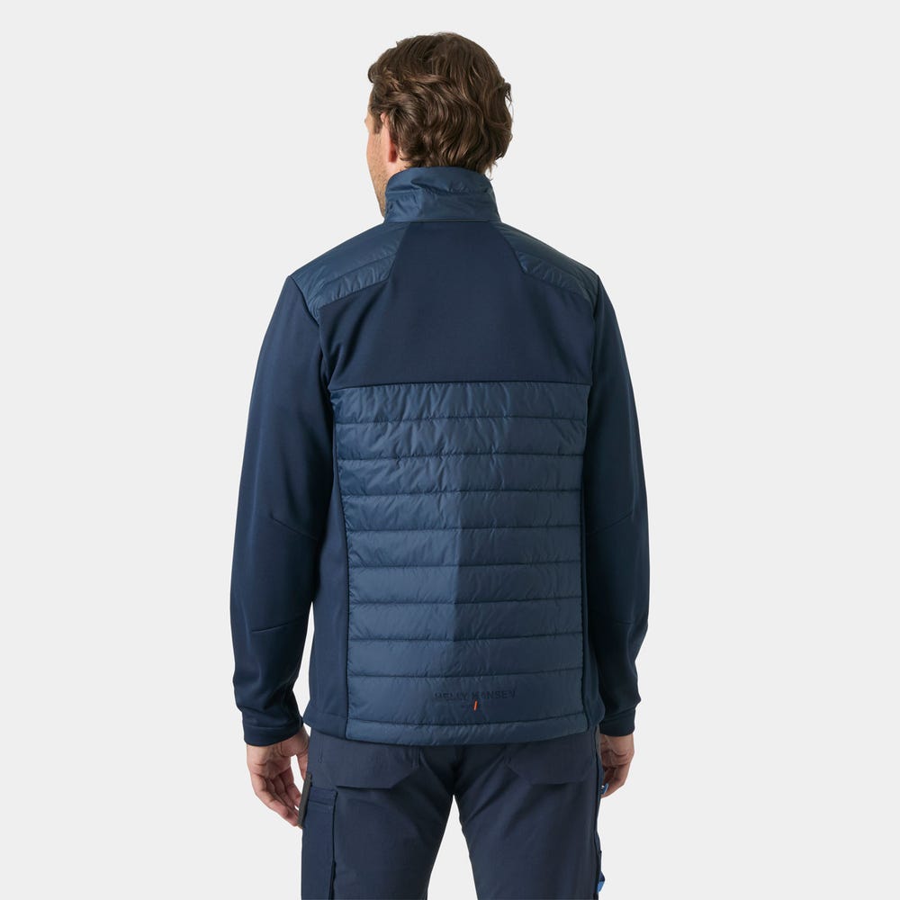 Hybrid Insulated Work Jacket - Navy