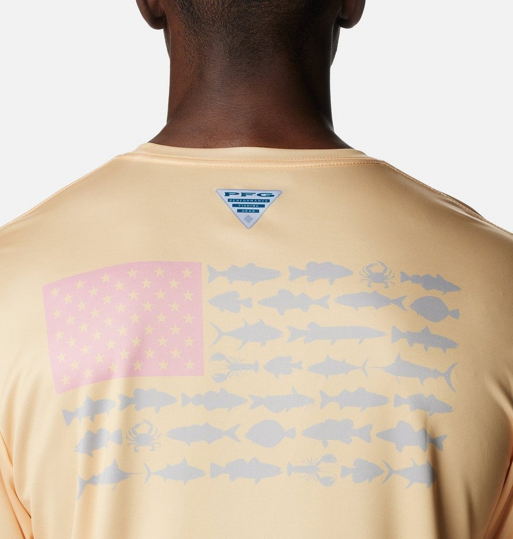 Men's Long Sleeve Fishing Shirt - Blue Navy