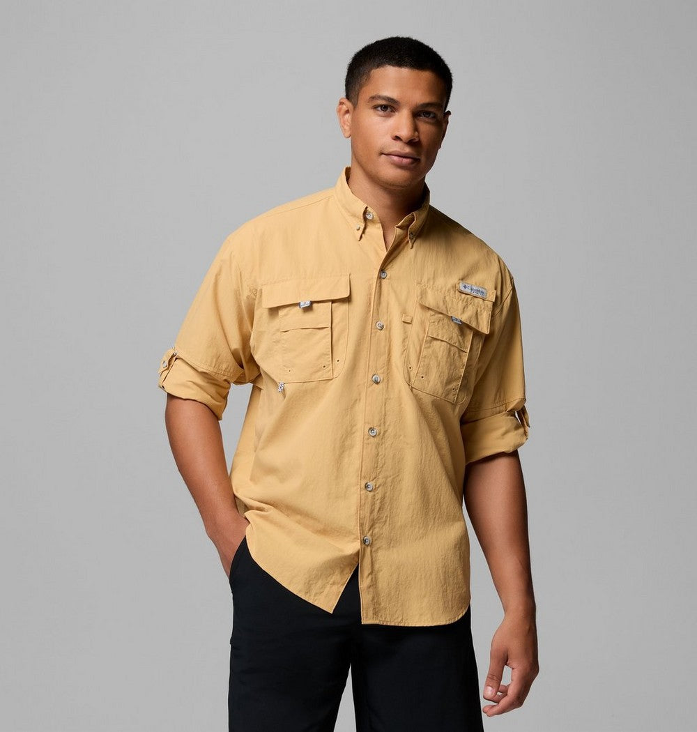 Men's Vented Long-Sleeve Fishing Shirt - Blue