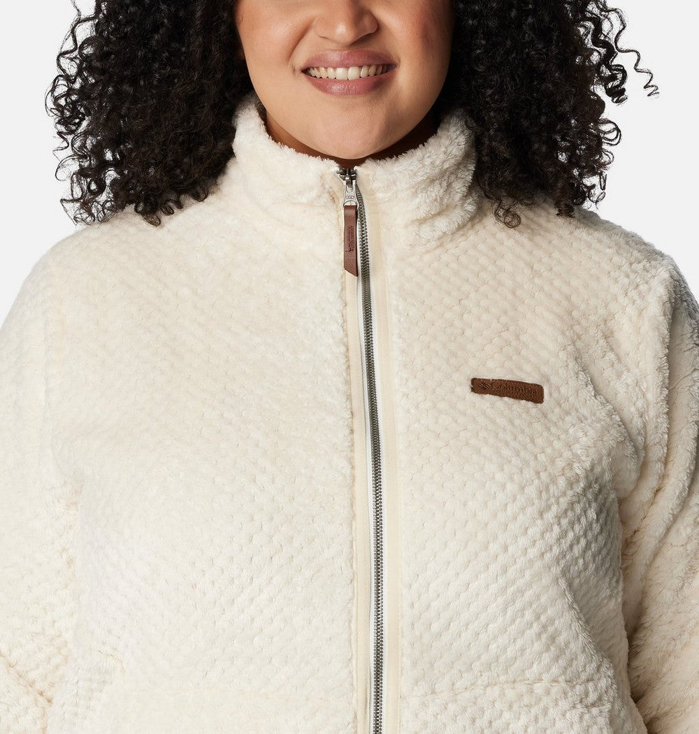 Women's Plus Long Full-Zip Fleece Jacket - Blue