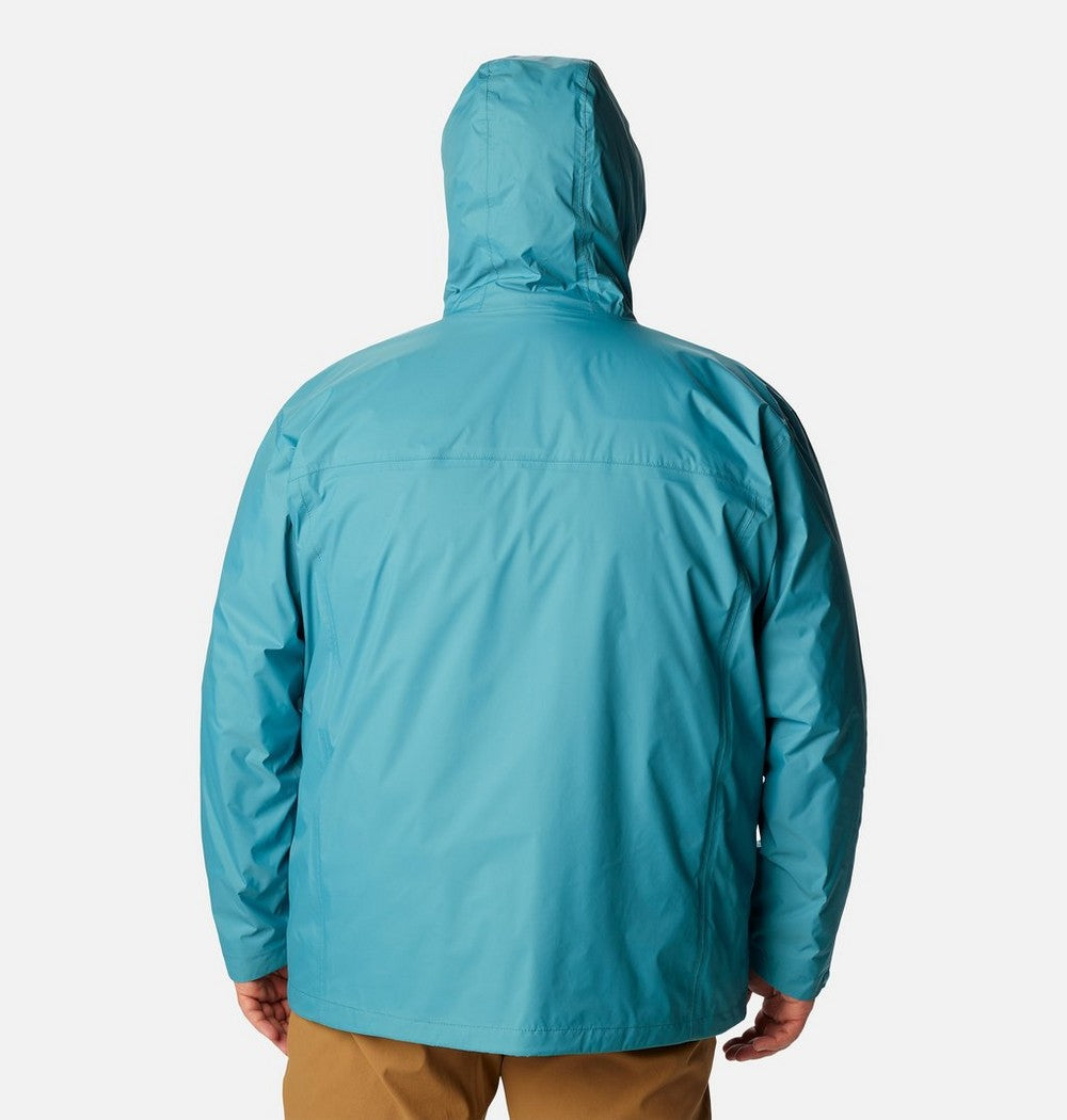 Men's Big Seam-Sealed Rain Jacket - Blue