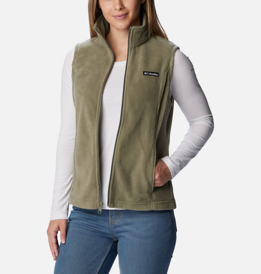 Women's Fleece Vest - Chalk