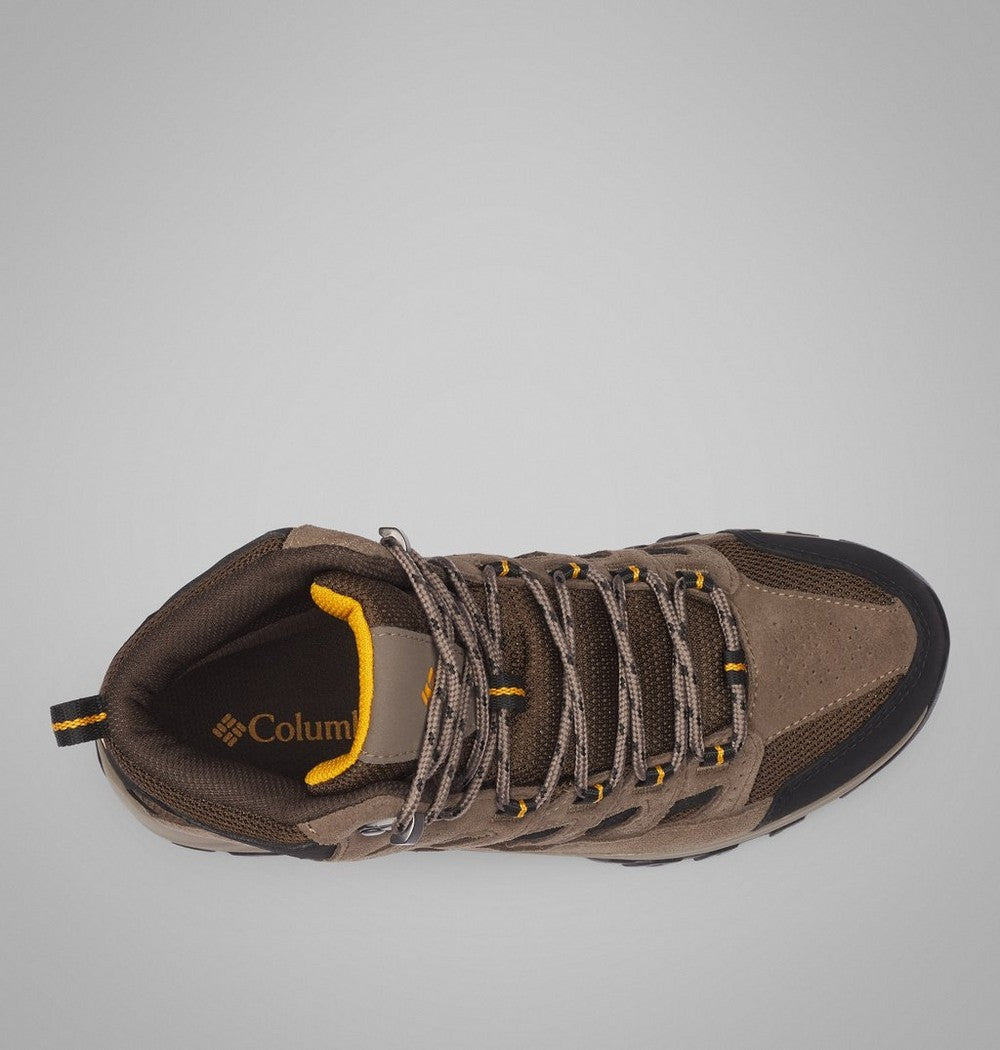 Men's Waterproof Mid Hiking Boots - Brown