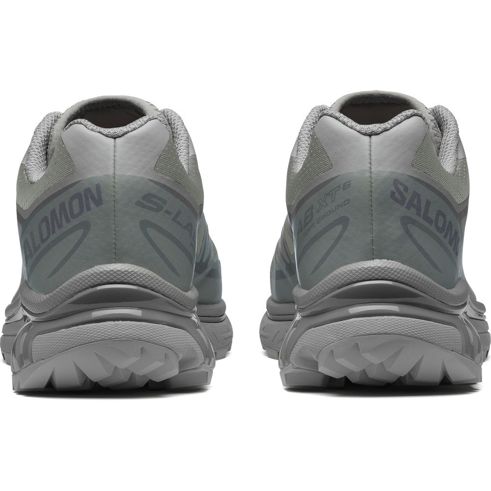 Mesh Trail-Inspired Sneakers - Gray