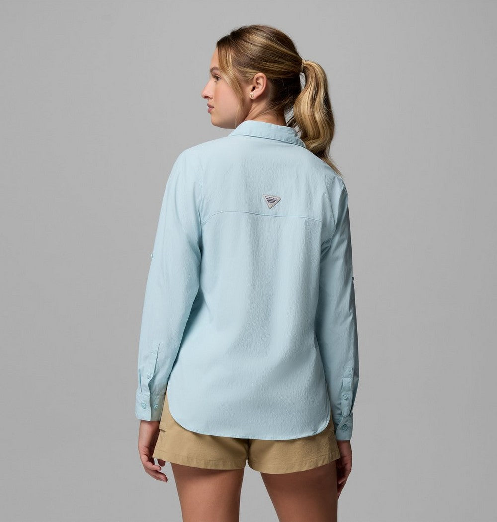 Women's UPF 50 Roll-Tab Fishing Shirt - Lavender
