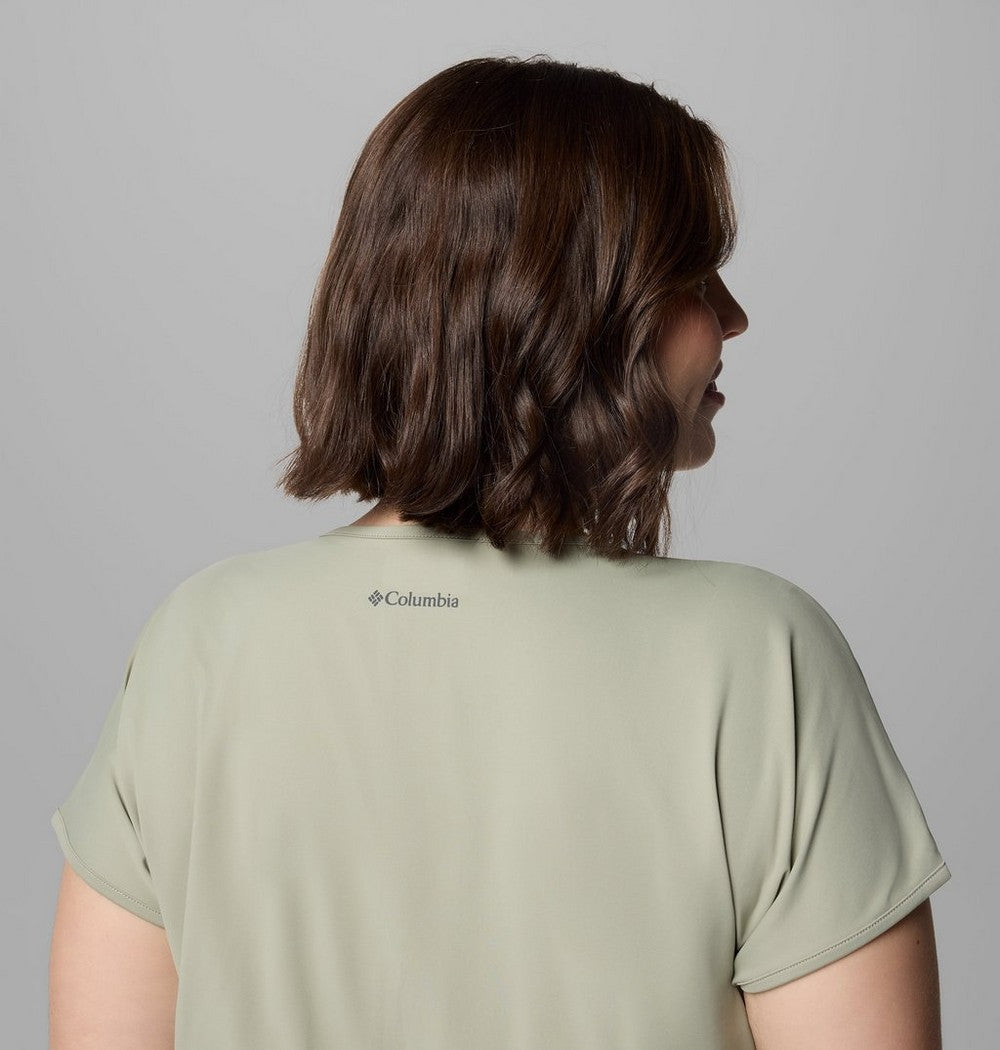 Women's Plus Short Sleeve Sun Dress - Navy