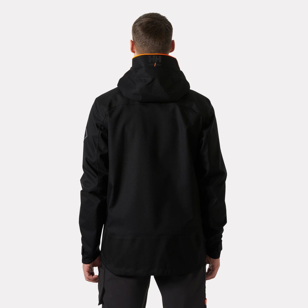 Waterproof Stretch Shell Work Jacket - Black