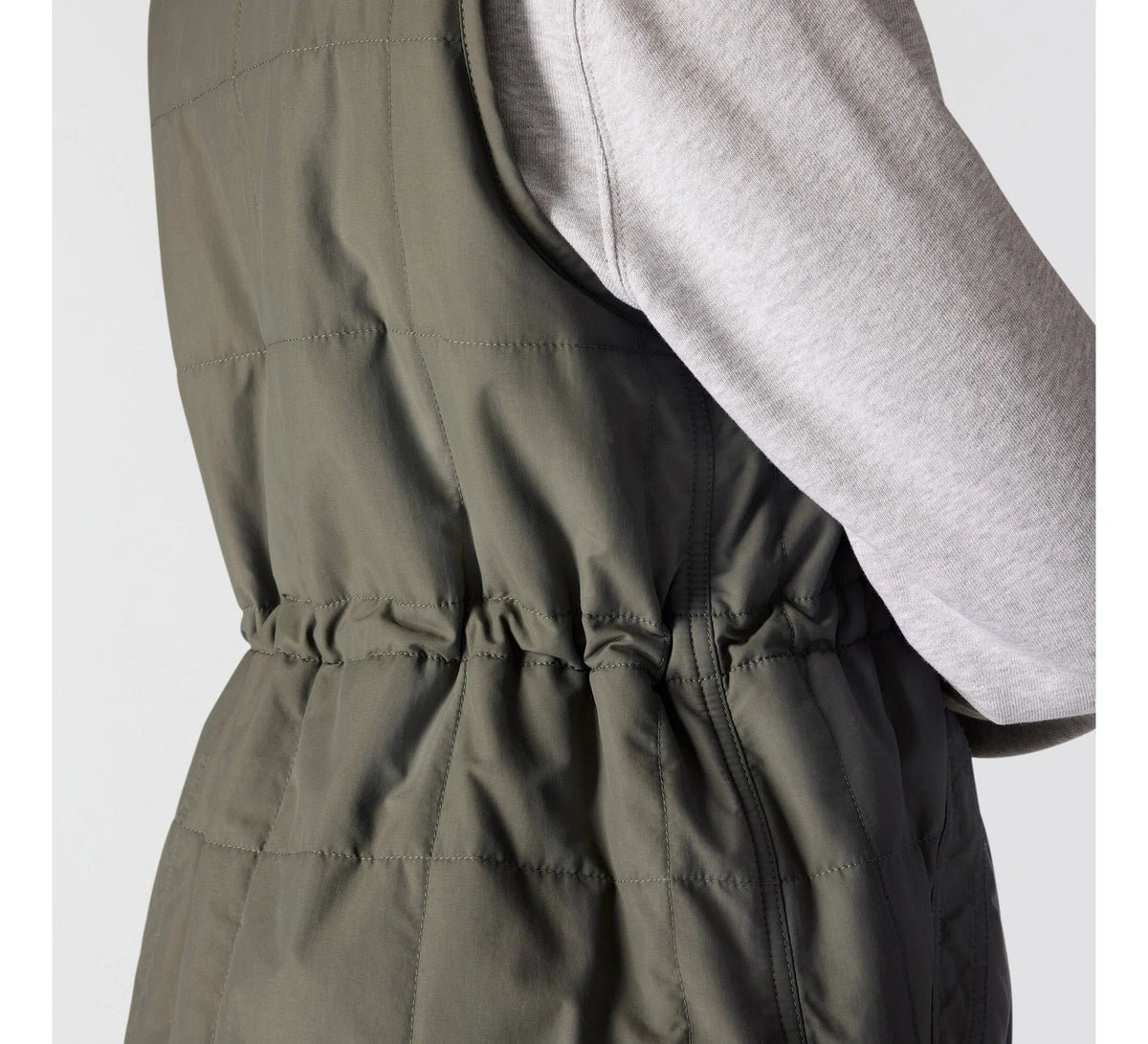 Women's Insulated Mock Neck Vest - Olive