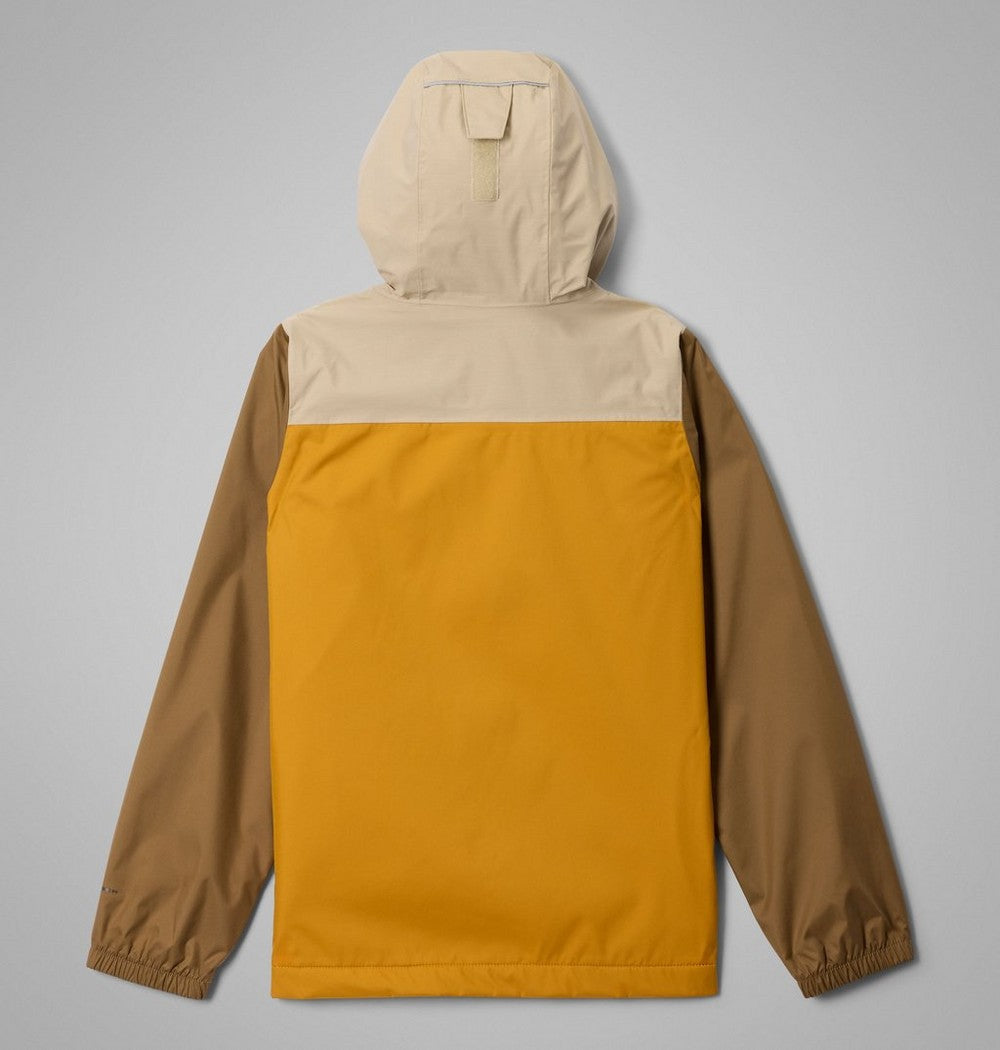Boys' Fleece-Lined Rain Jacket - Red