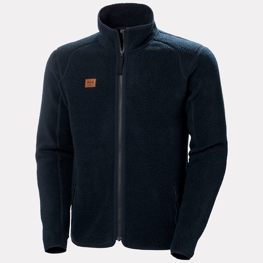Recycled Pile Fleece Jacket - Dark Orange