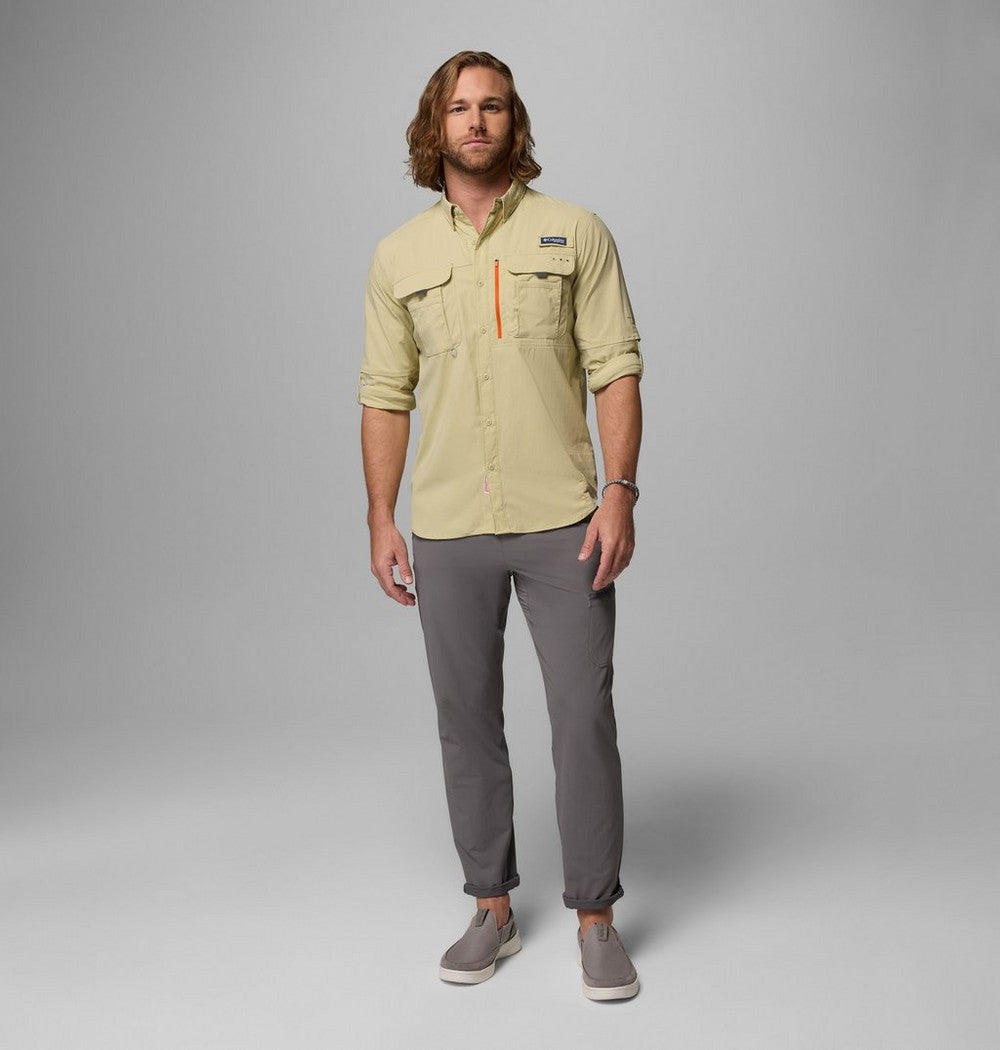 Men's UPF 50 Fishing Button-Up Shirt - Navy