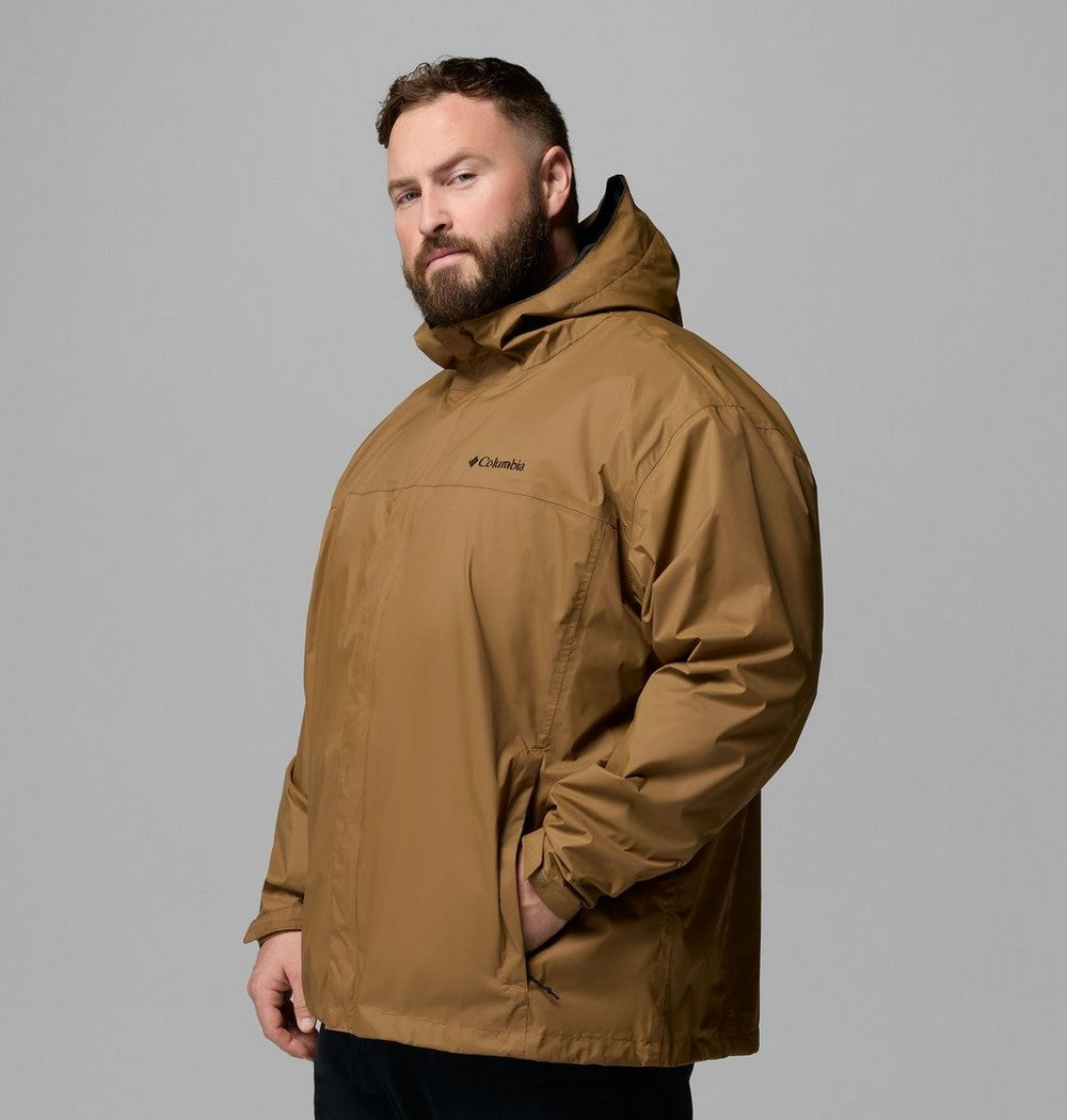 Men's Big Seam-Sealed Rain Jacket - Blue