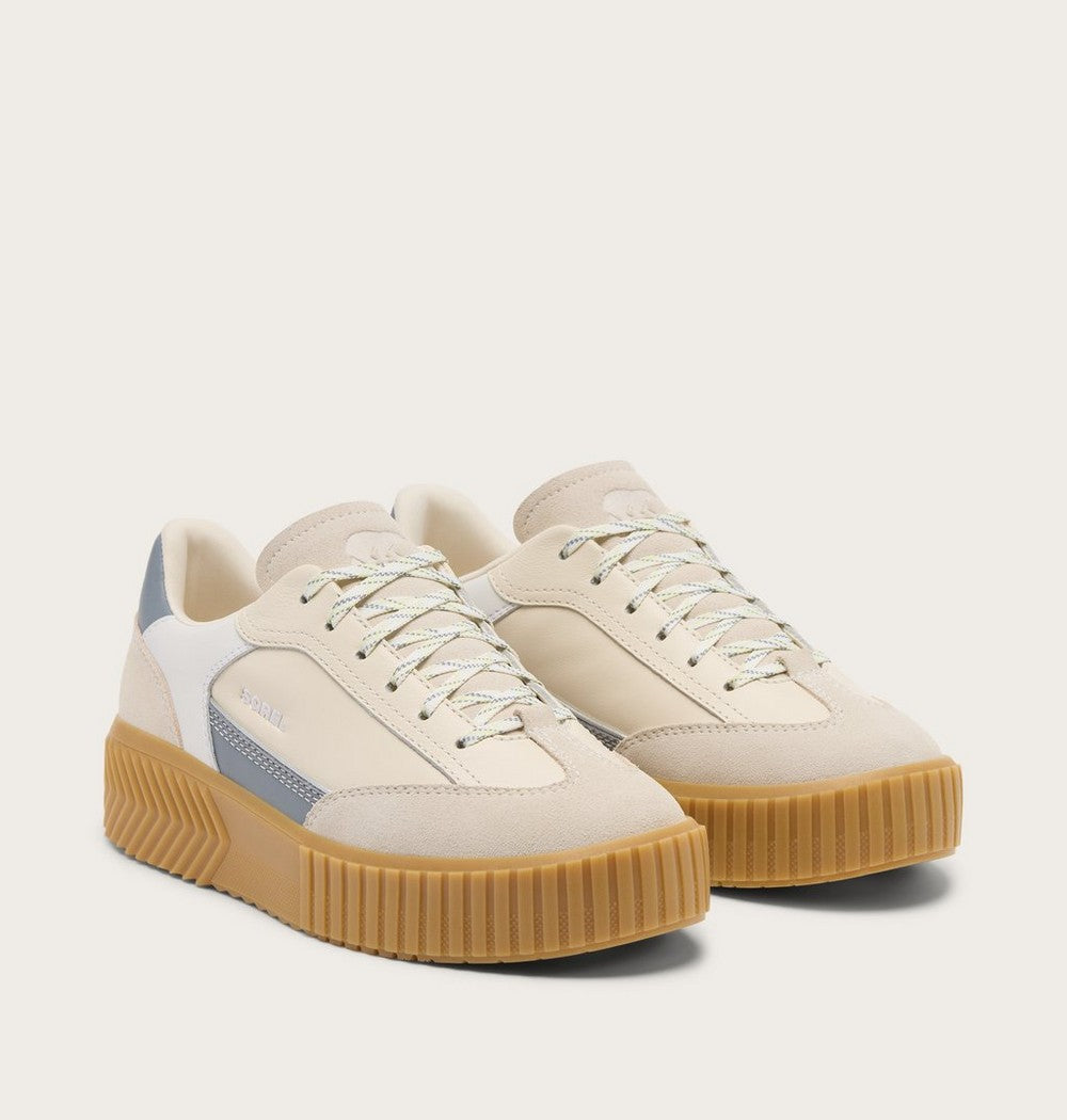 Women's T-Toe Leather Sneaker - Green