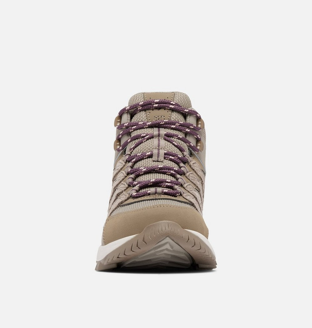 Women's Wide Waterproof Mid Hiking Shoe - Gray