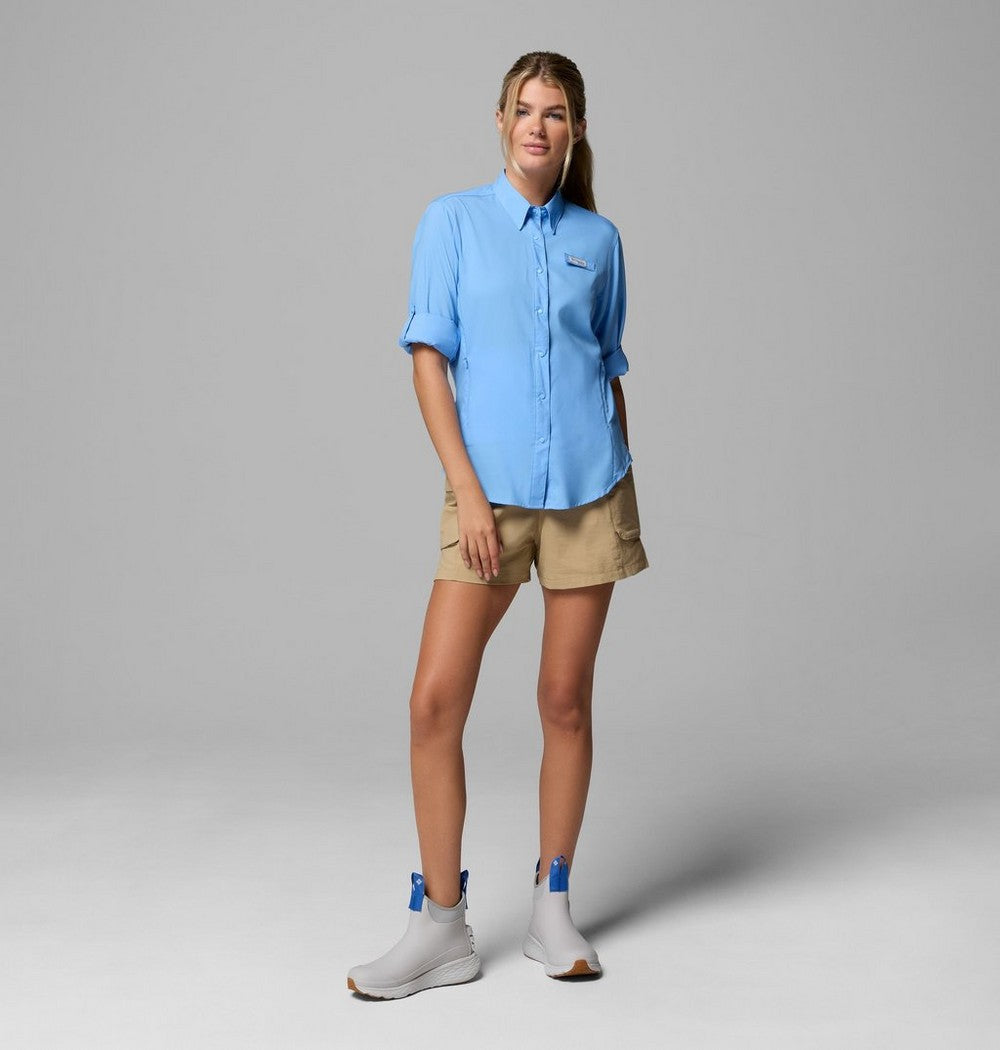 Women's Long Sleeve Fishing Shirt - Stone