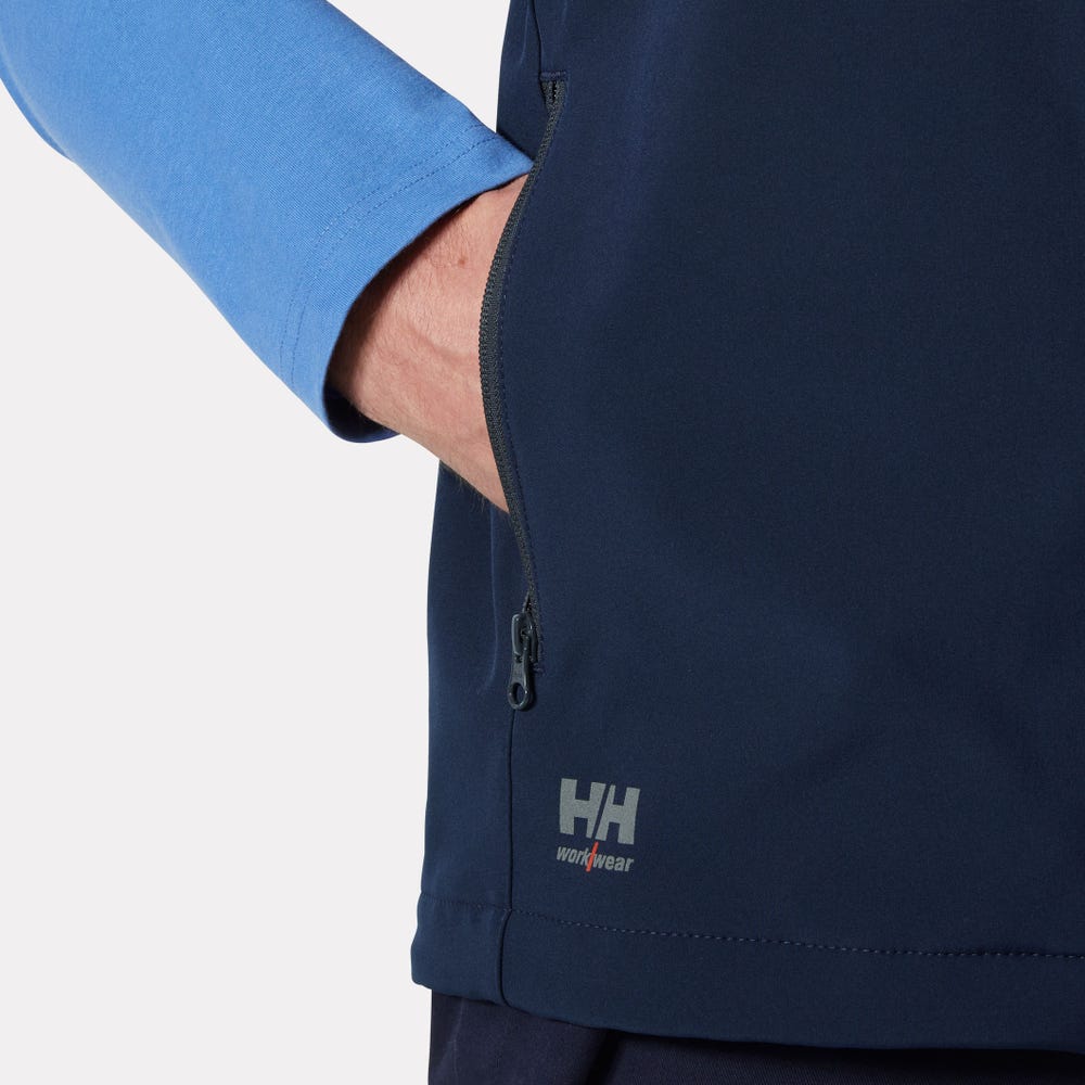 Men's Water-Resistant Softshell Work Vest
