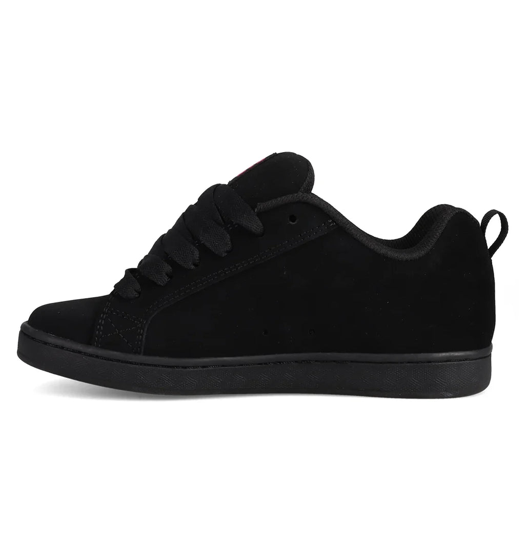 Women's Padded Cupsole Sneakers - Black White Pink