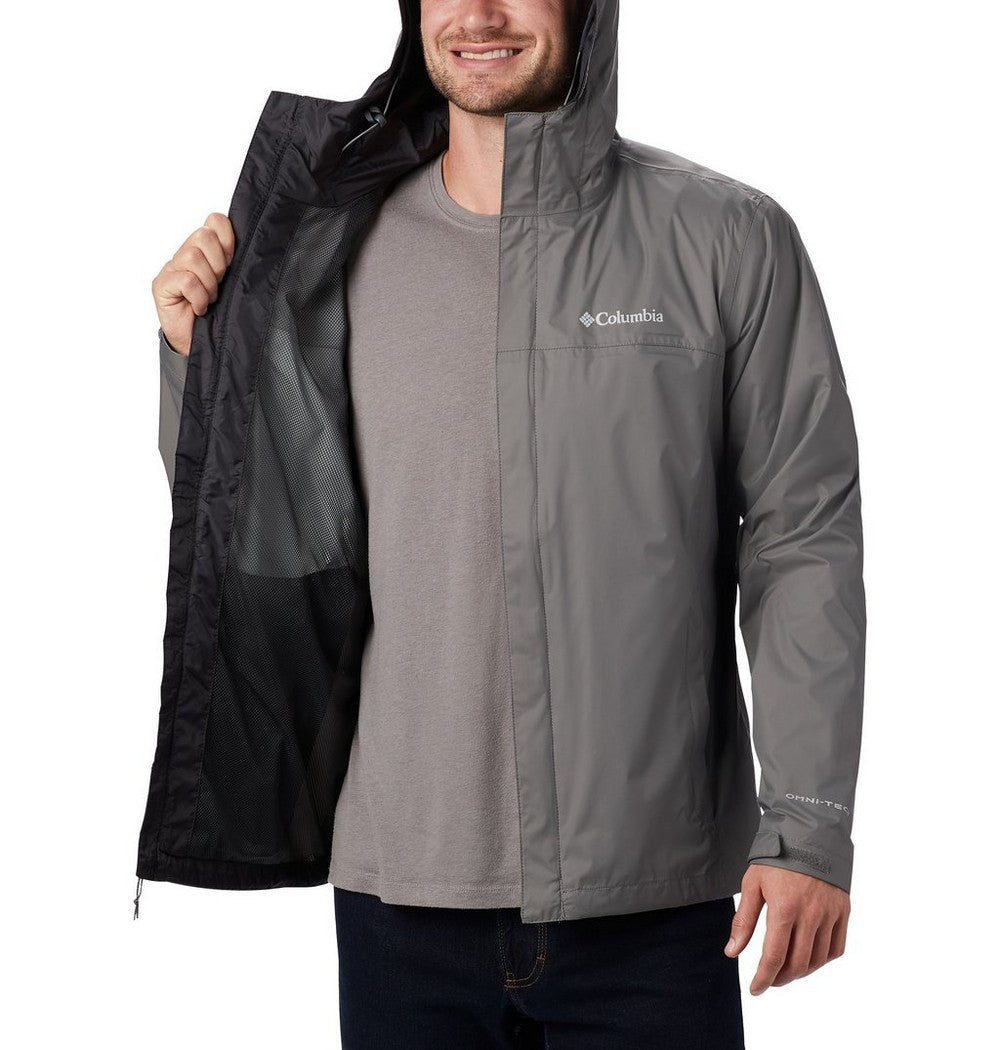Men's Big Seam-Sealed Rain Jacket - Blue