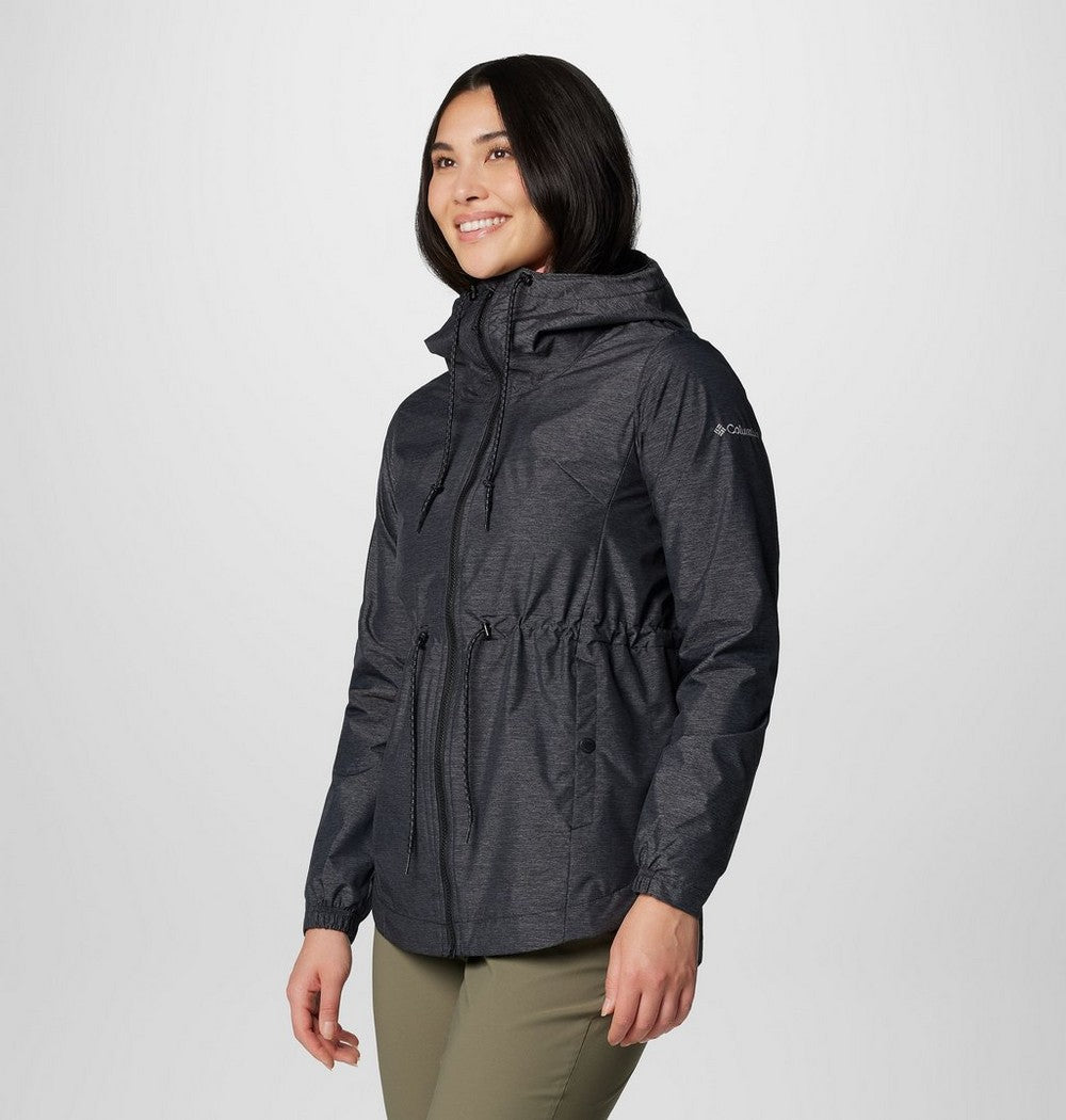 Women's Lightweight Hooded Rain Jacket - Fuchsia