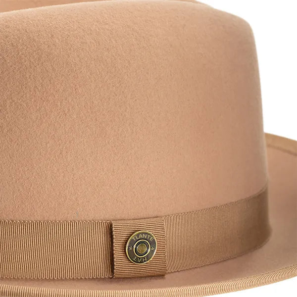 Classic Center-Creased Fedora-King (Golden Honey)