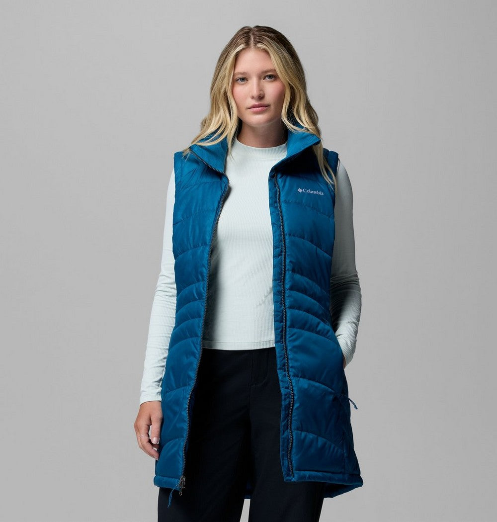 Women's Long Insulated Vest - Sage