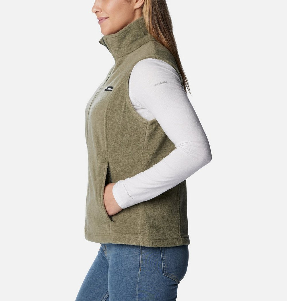 Women's Fleece Vest - Chalk