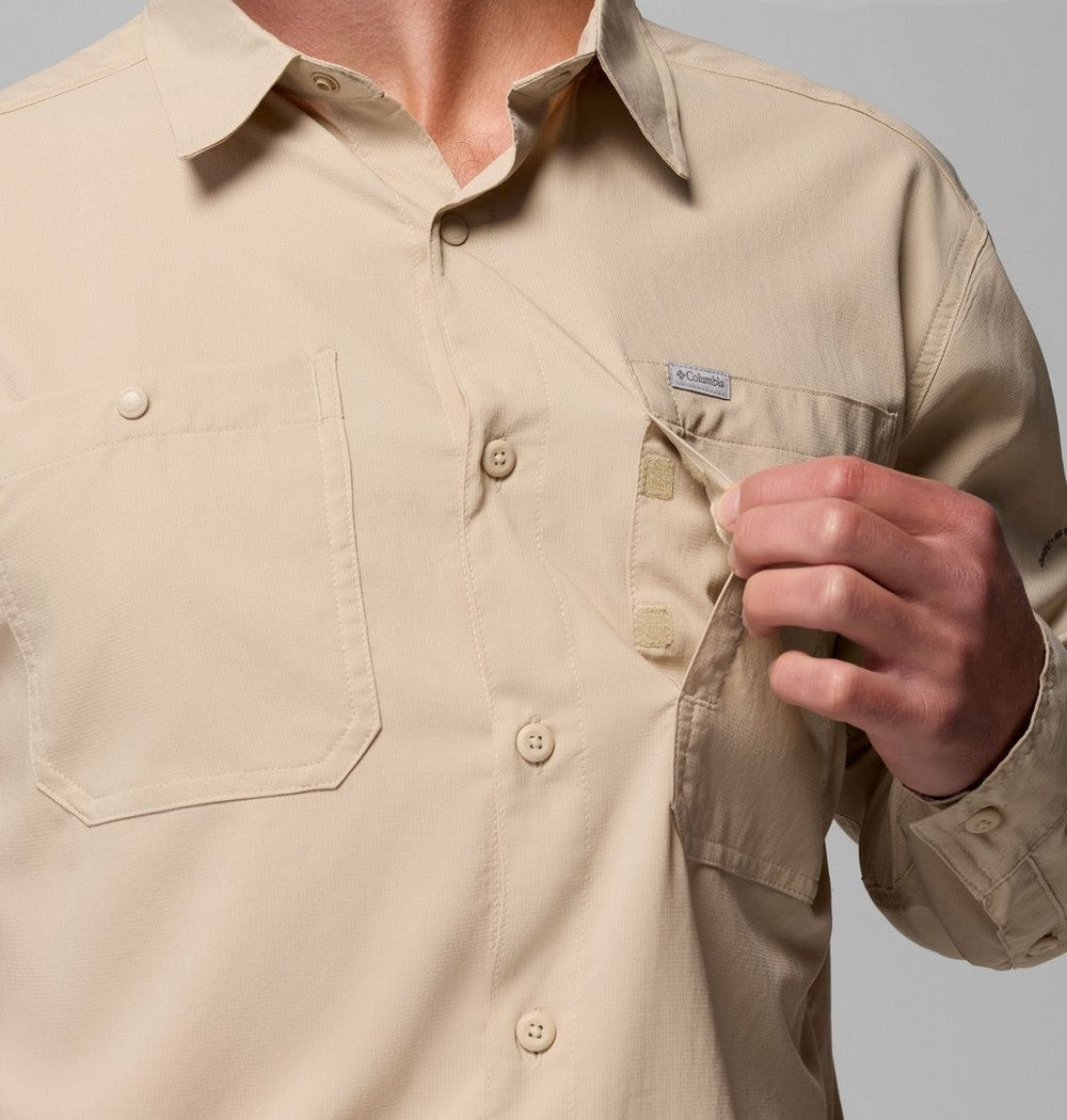Men's UPF 100 Utility Long Sleeve Shirt - Gray
