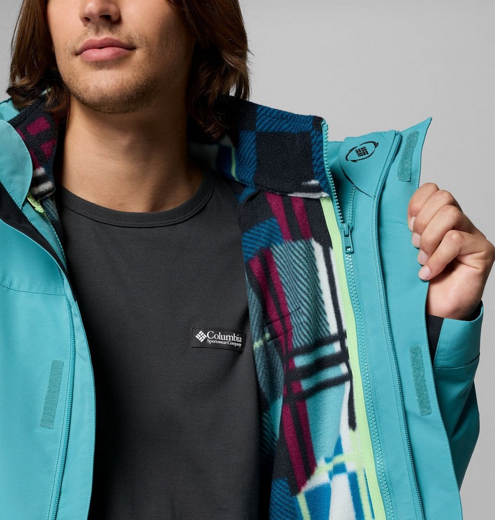 Men's 3-In-1 Fleece Jacket - Green