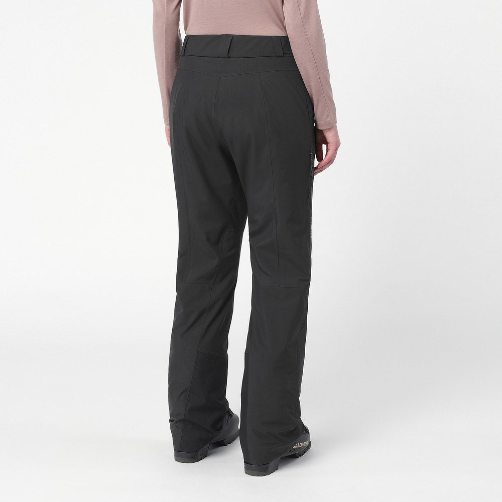 Women's Insulated Waterproof Ski Pants - Black