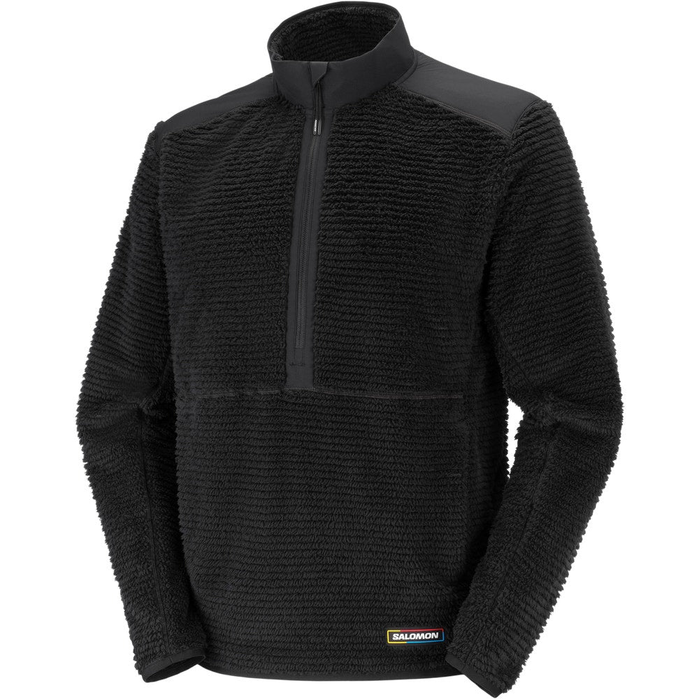 Men's Insulated Half-Zip Fleece - Black