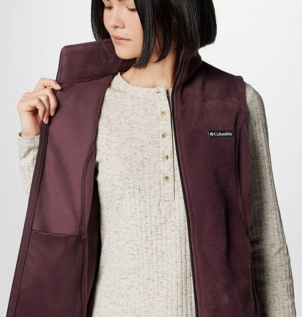 Women's Fleece Vest - Chalk