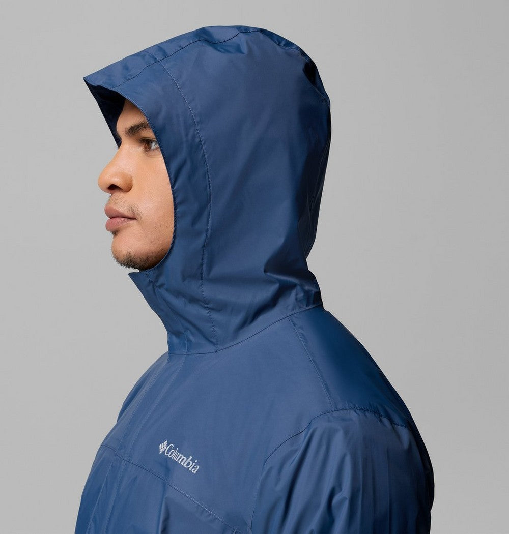 Men's Tall Waterproof Rain Jacket - Blue