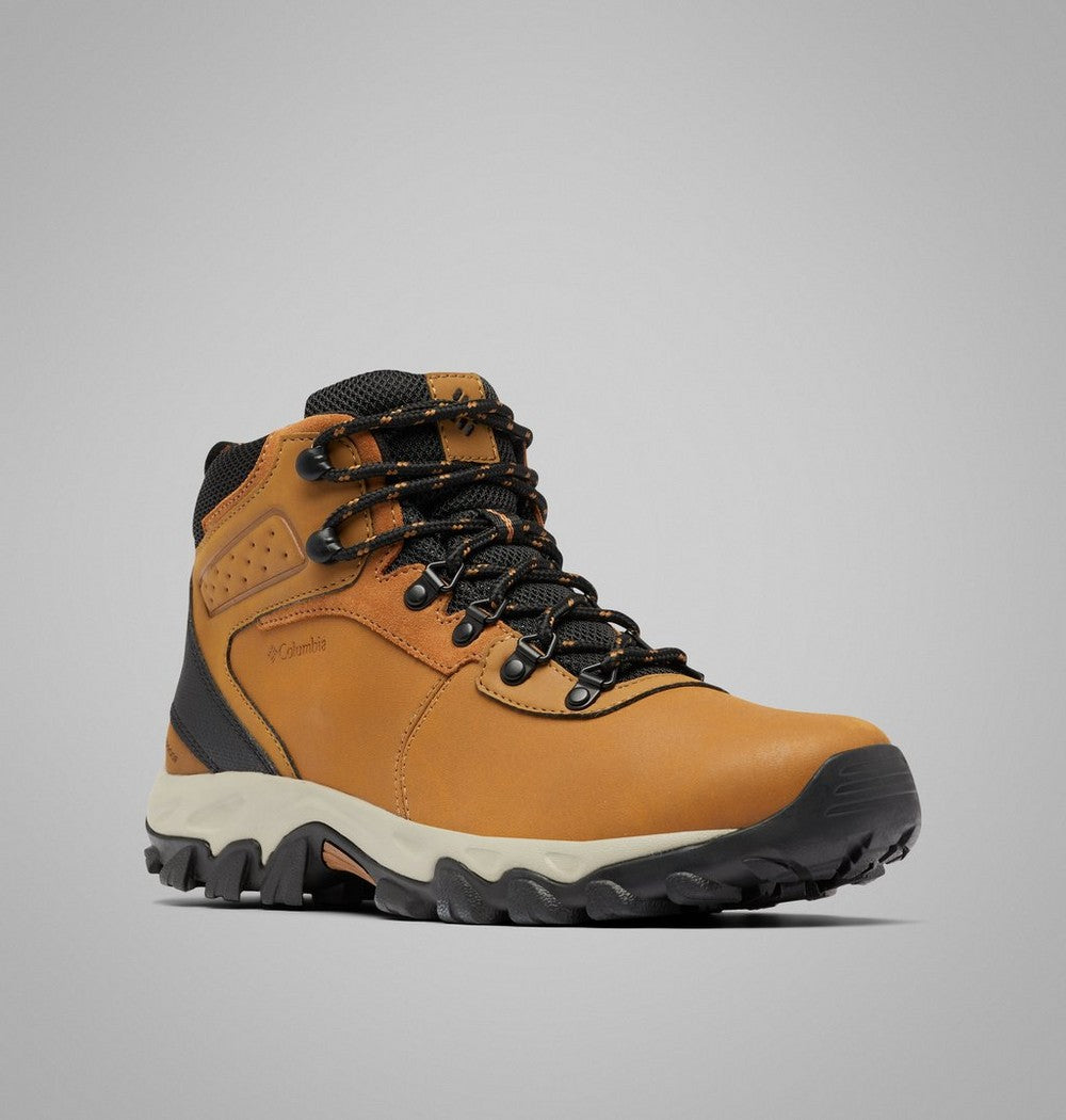 Men's Wide Waterproof Hiking Boot - Tan Blue