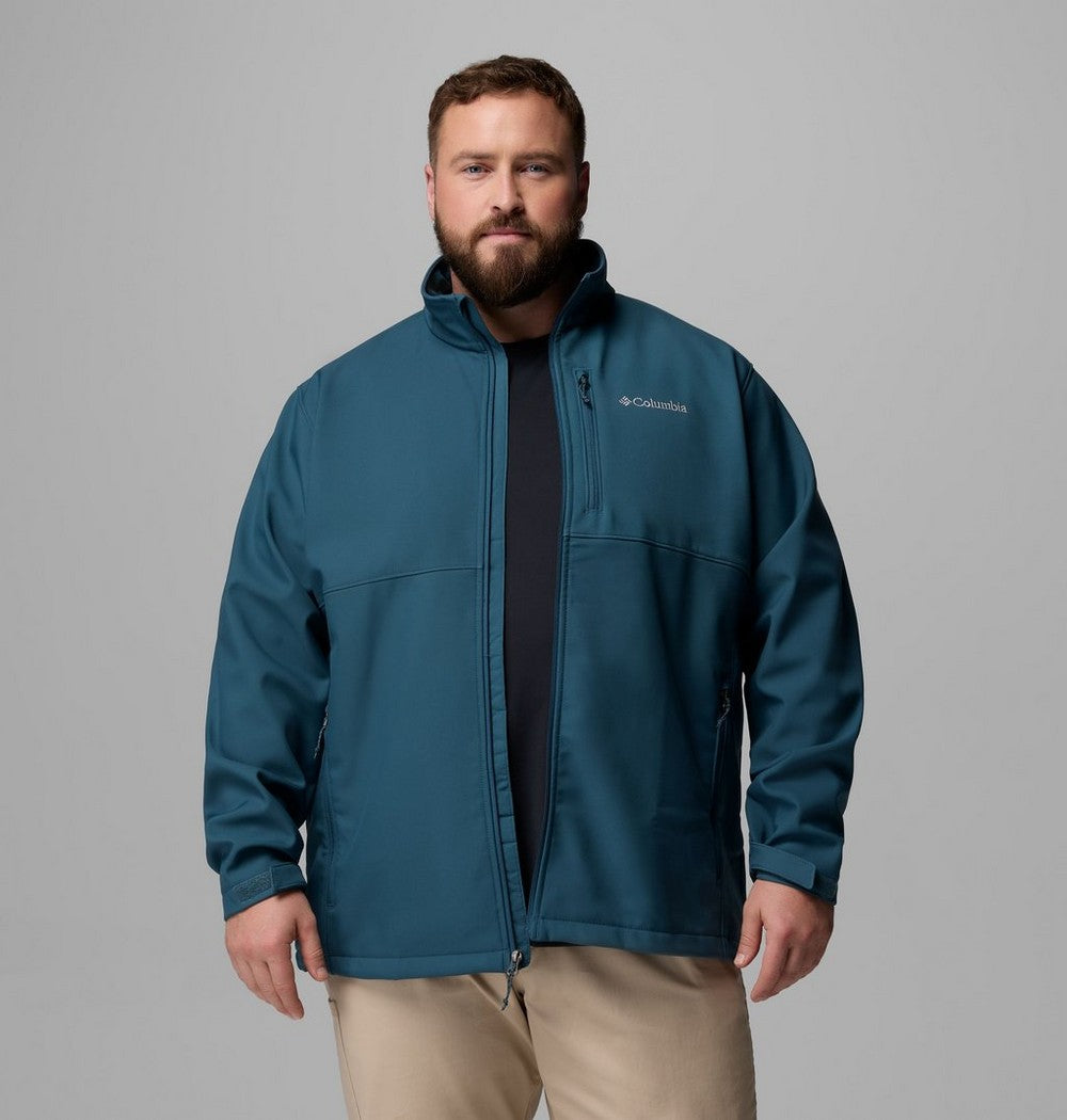Men's Big Softshell Jacket - Grey