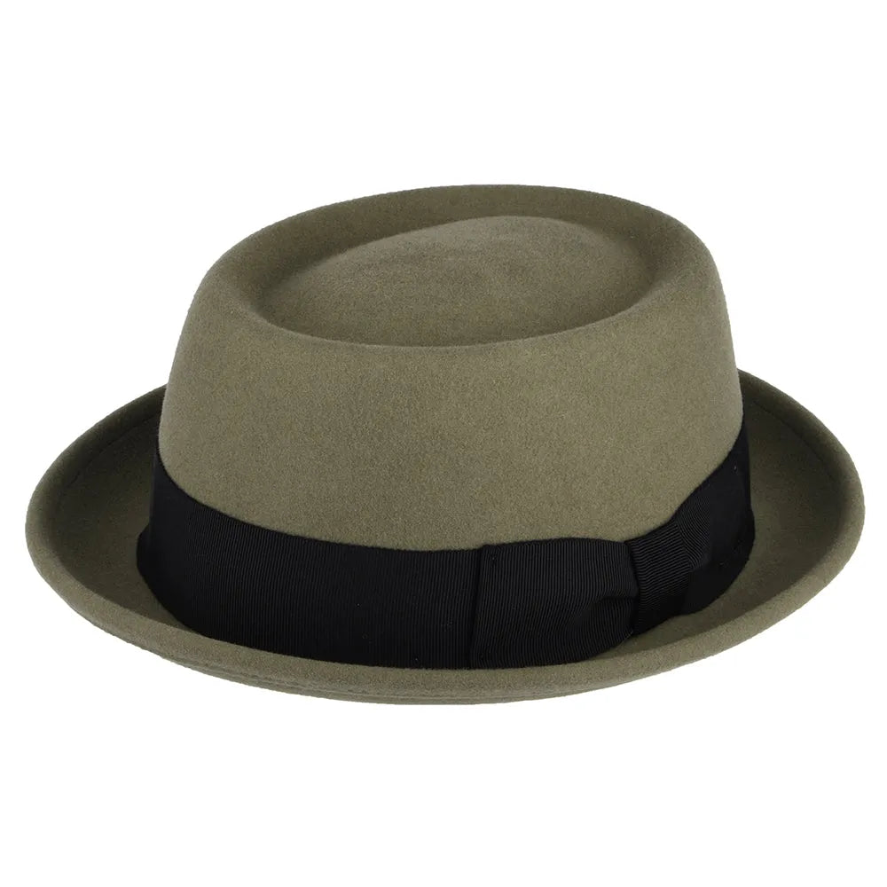 Darron Crushable Pork Pie Hat - Khaki
