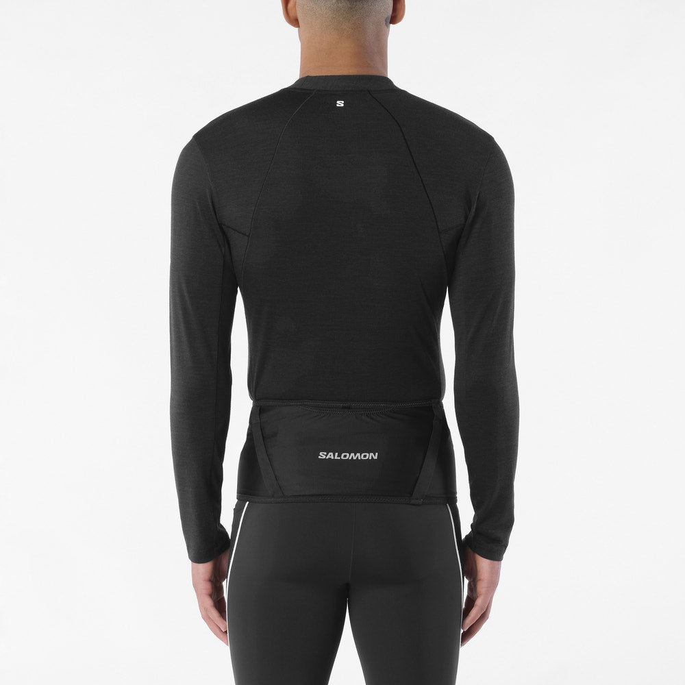 Men's Merino Blend Long Sleeve Base Layer - Antler