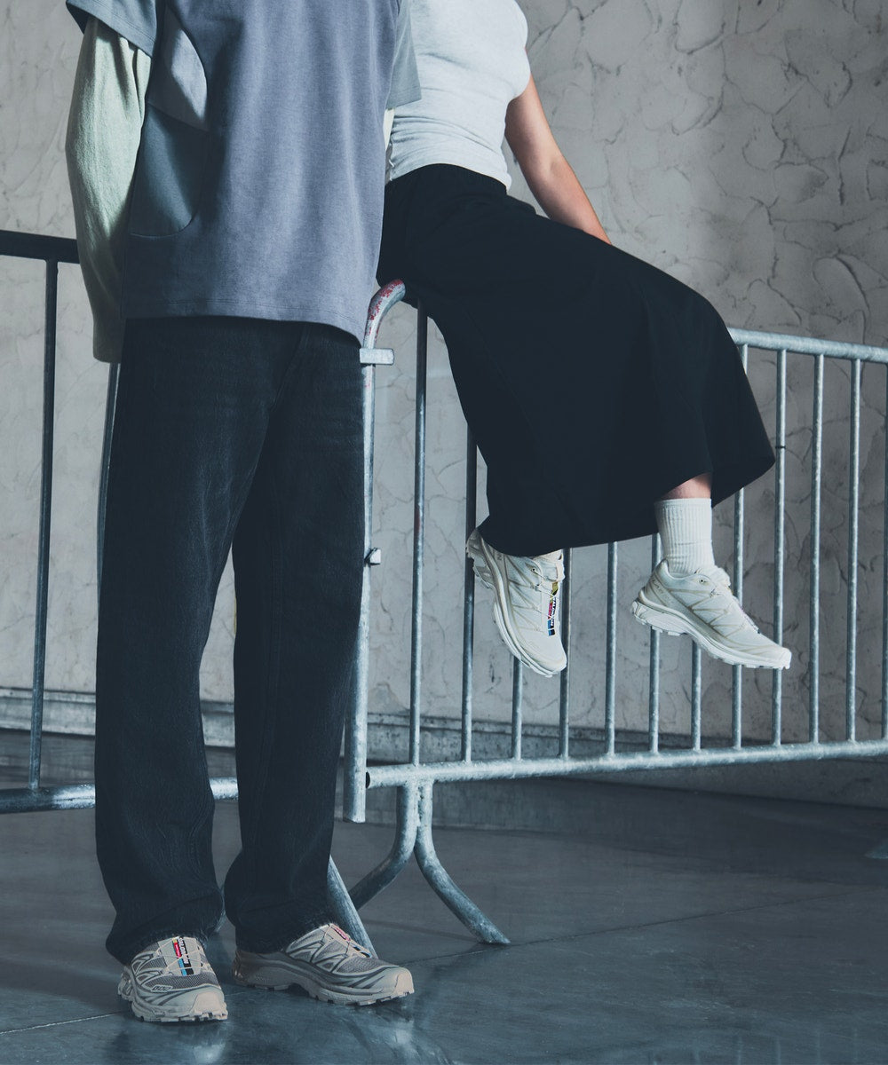 Mesh Trail-Inspired Sneakers - Gray