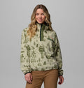 Women's Printed Half-Snap Fleece Pullover