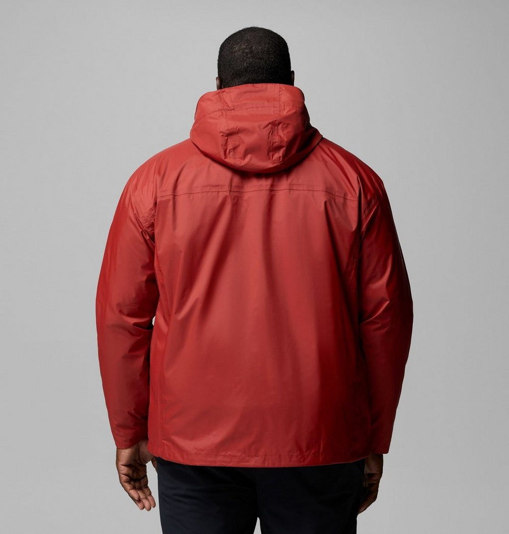 Men's Big Seam-Sealed Rain Jacket - Blue