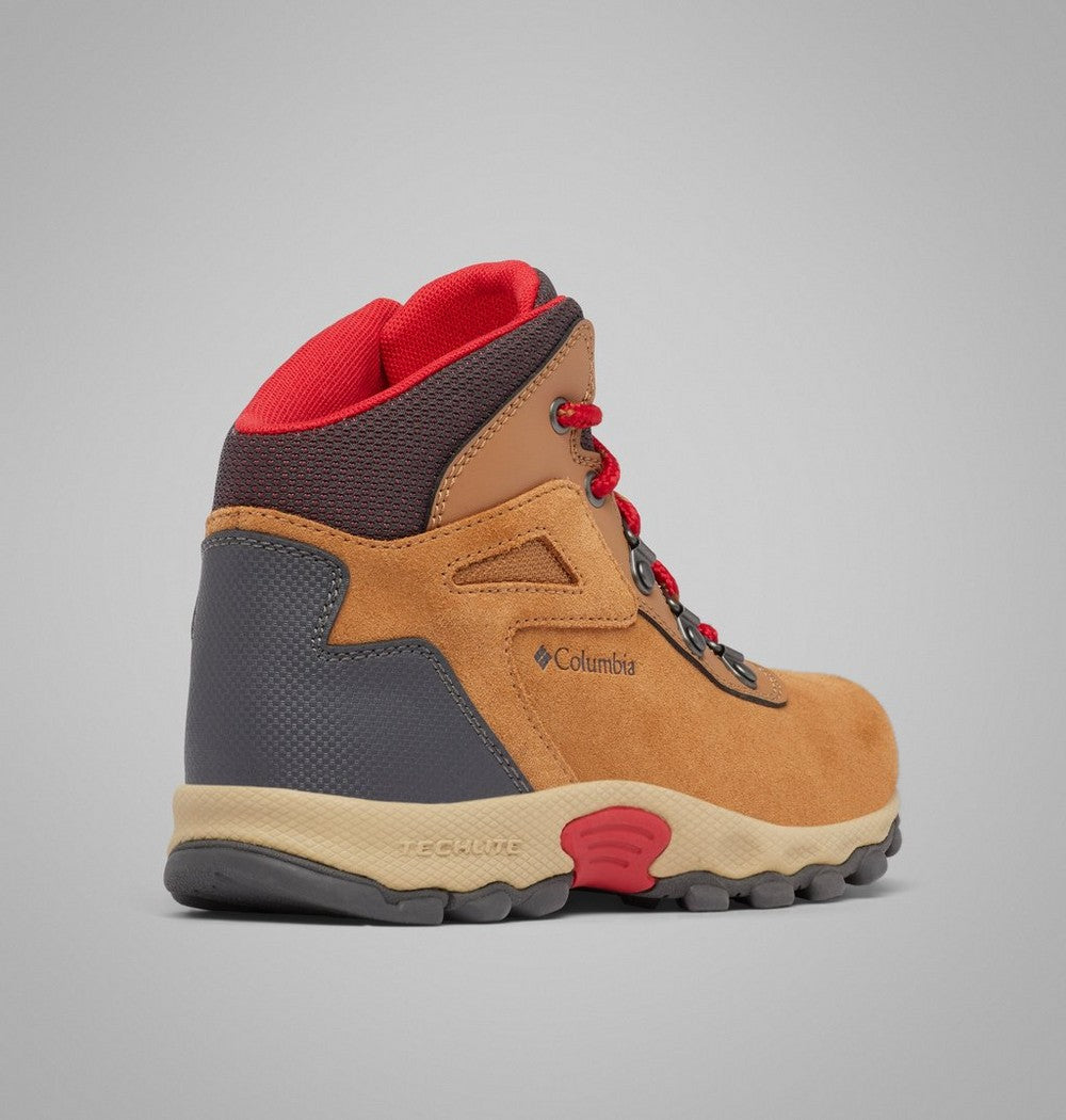 Big Kids' Suede Trail Hiking Boot - Black Red