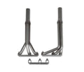 Flowtech Upright Headers 1-1/2 inch Primary, 20 inch Long, 27 inch Tall, 2-1/2 inch x 10 inch Collector - 11587FLT