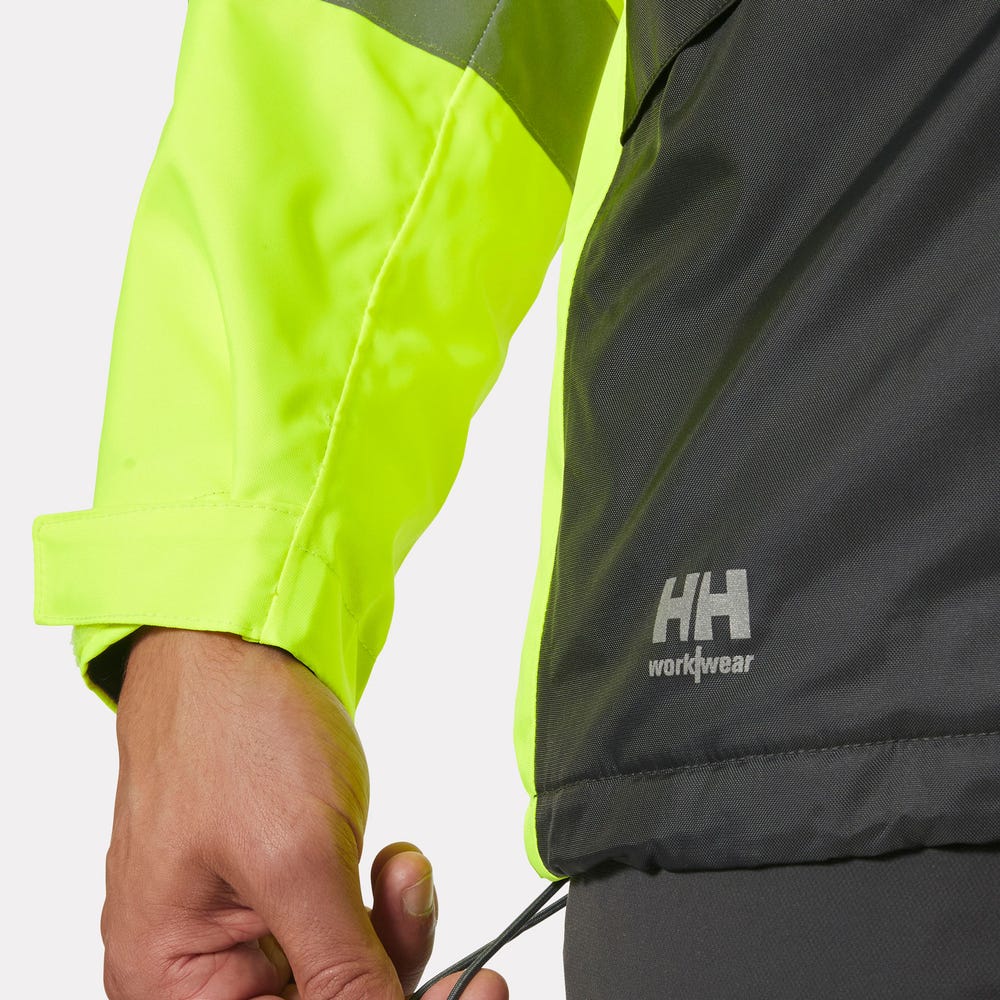 High-Visibility Insulated Winter Jacket - Orange