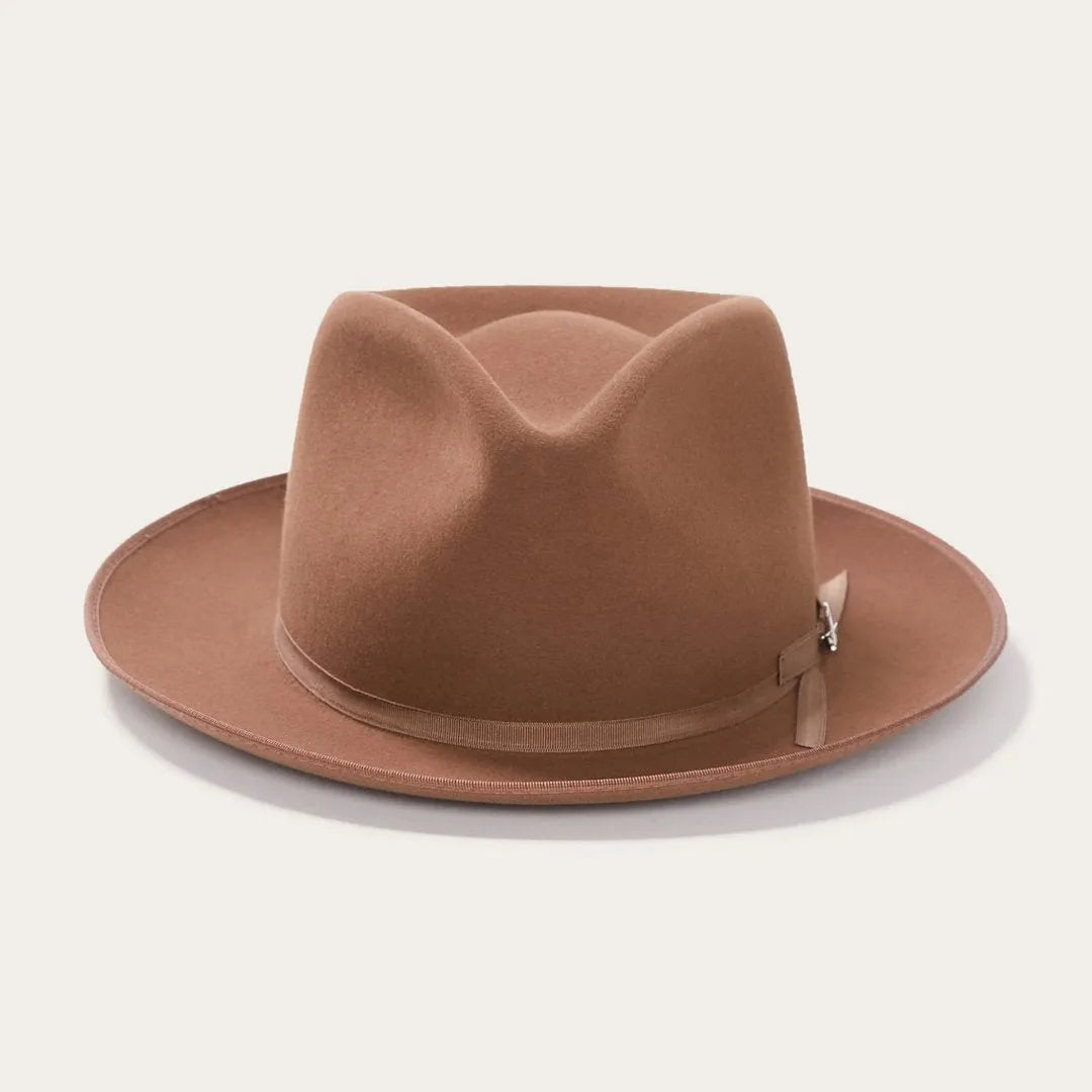 Skyliner Wool Fedora Walnut Color