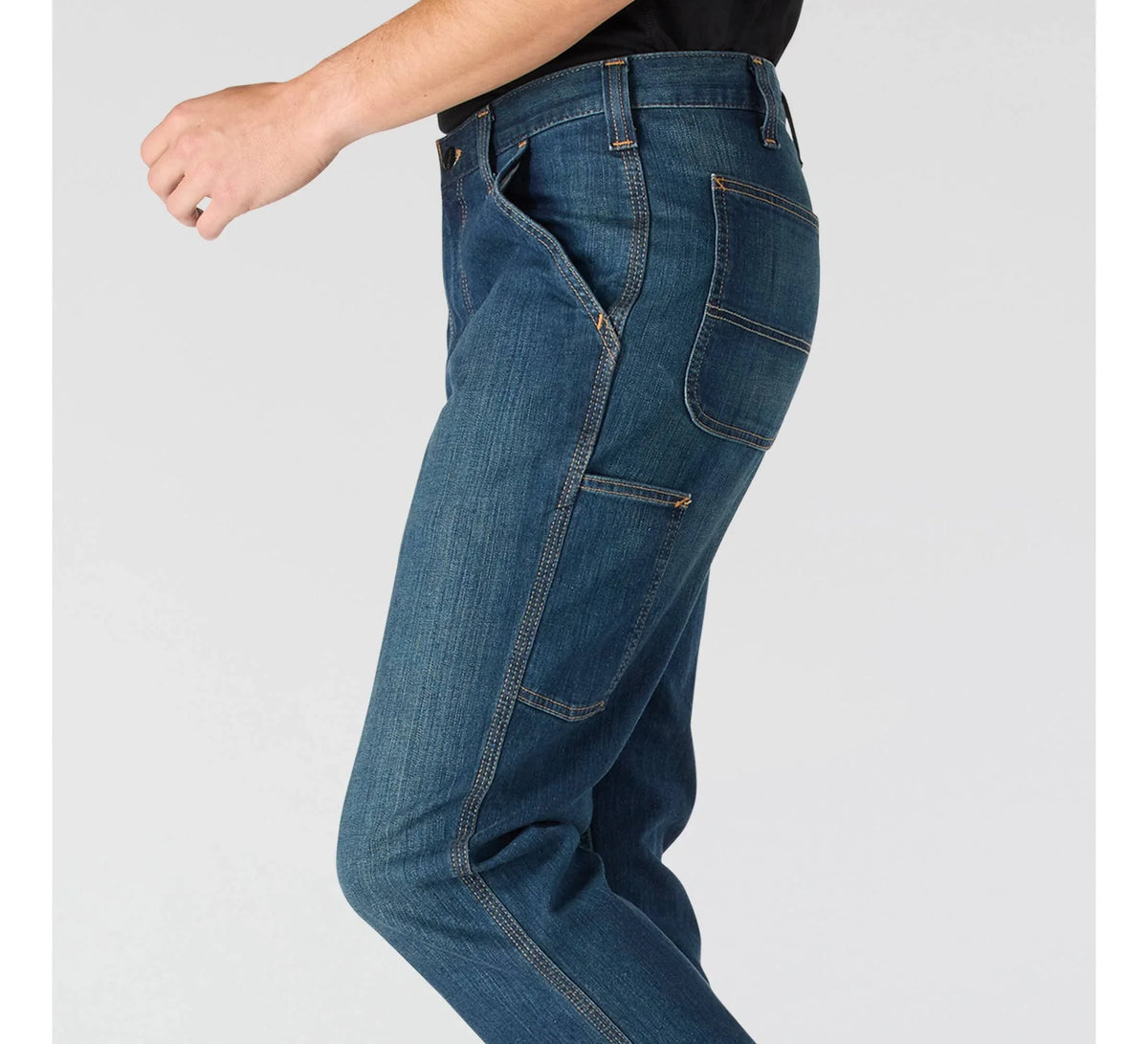 Men's Relaxed Straight Stretch Work Jeans - Houghton