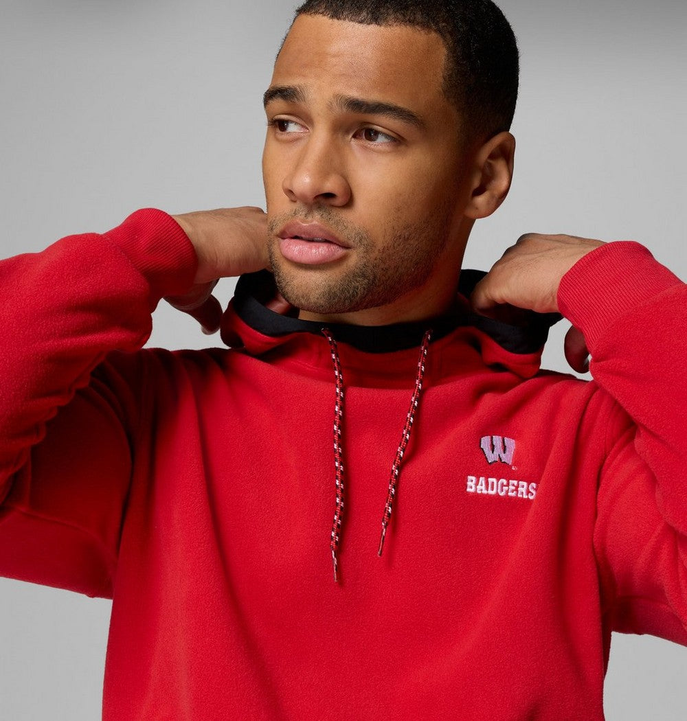 Men's Microfleece Hoodie - Red
