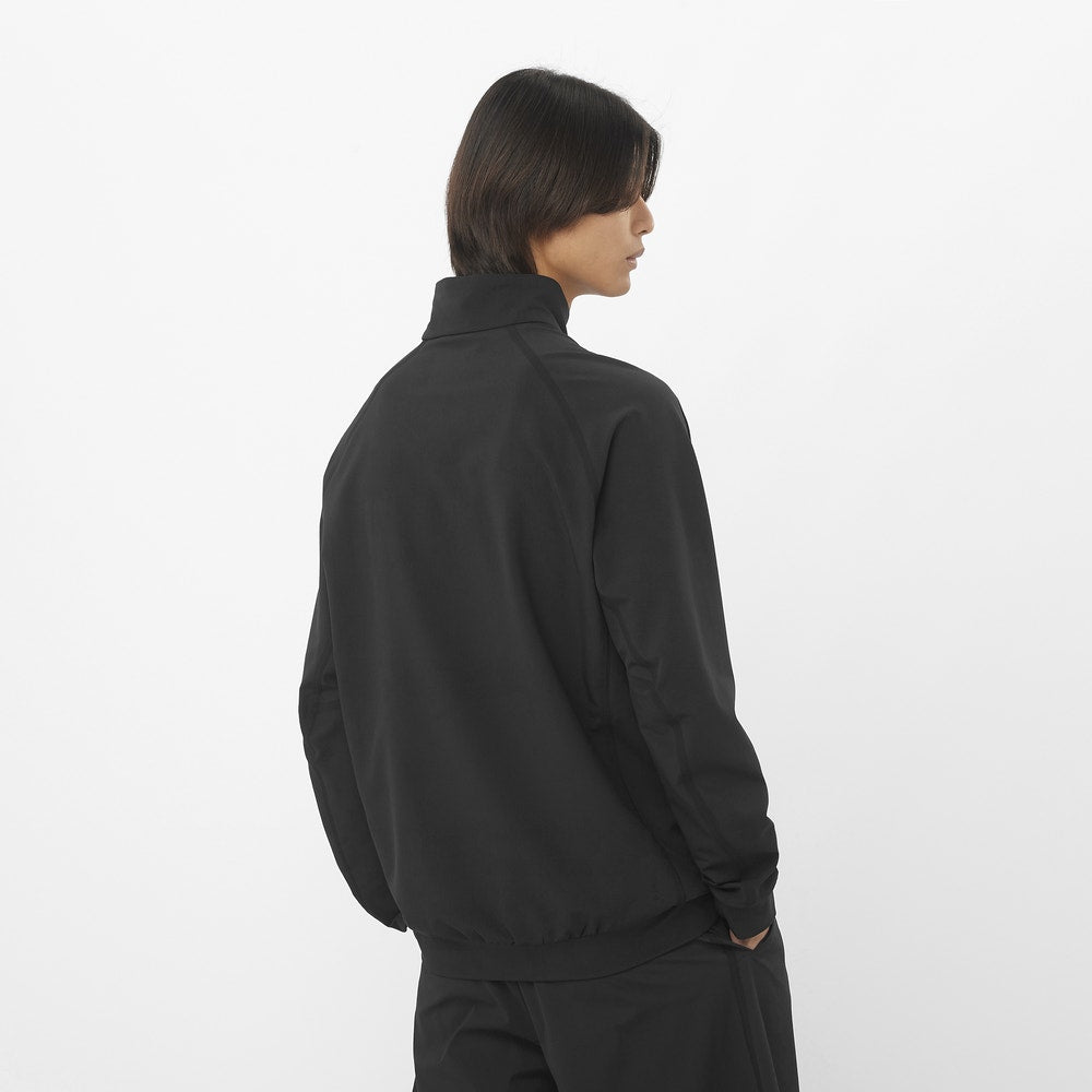 Unisex Half-Zip Softshell Midlayer - Stone Gray