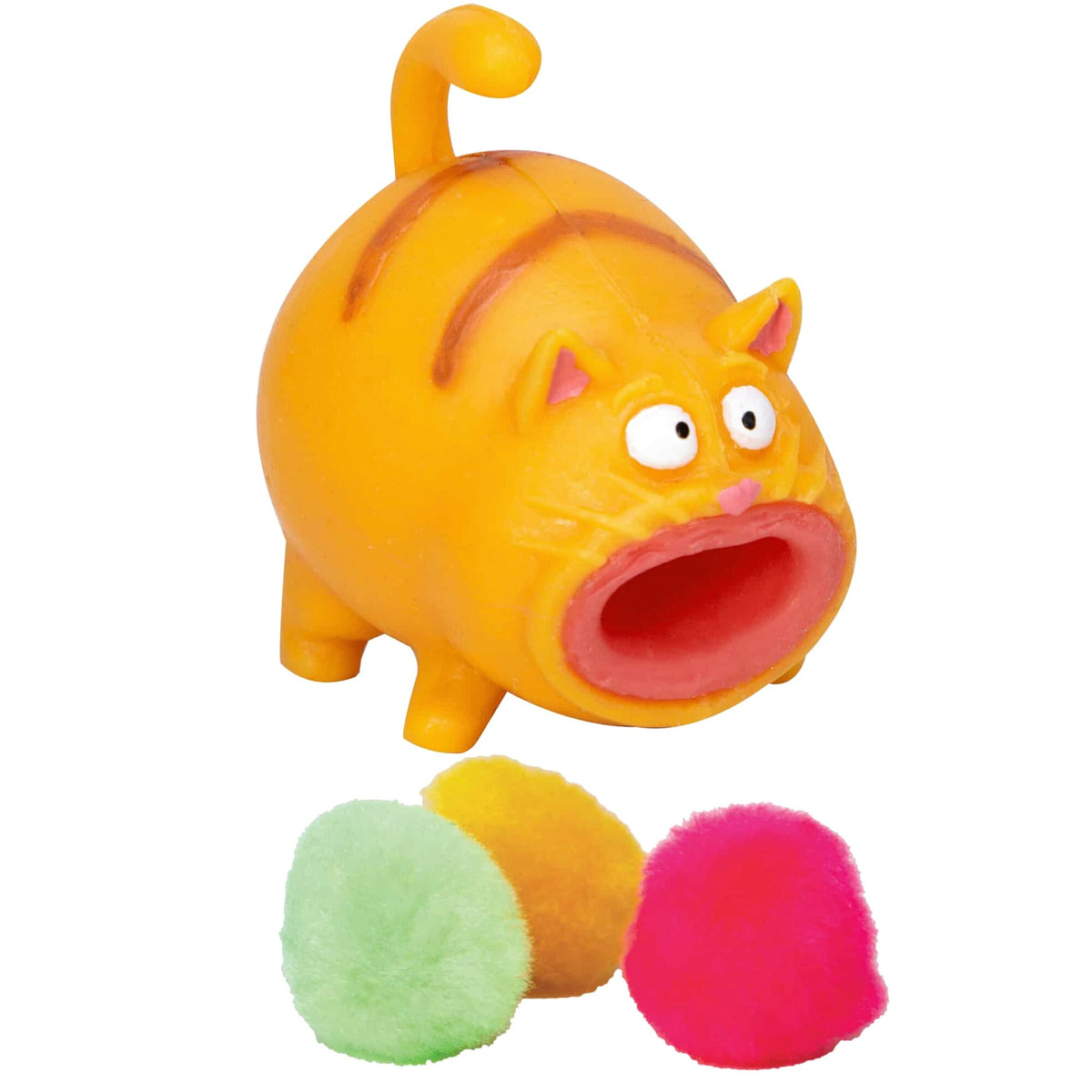 Pom Pom Launching Cat Toy