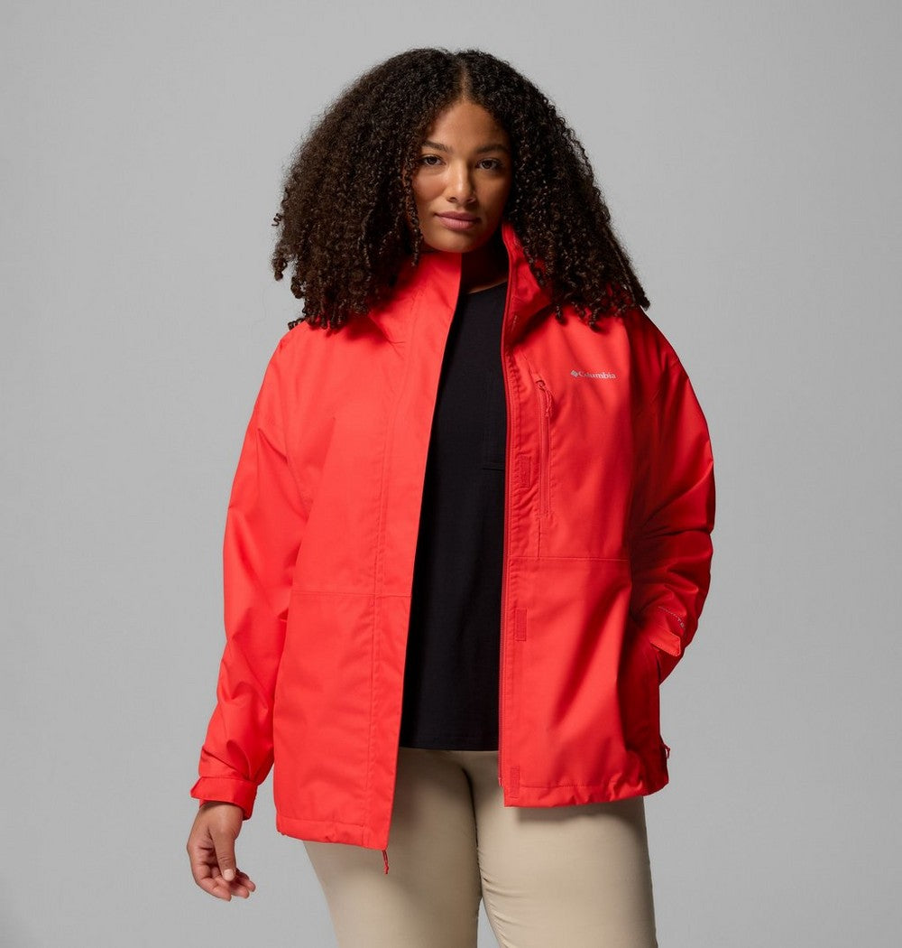 Women's Plus Size Waterproof Rain Jacket - Navy
