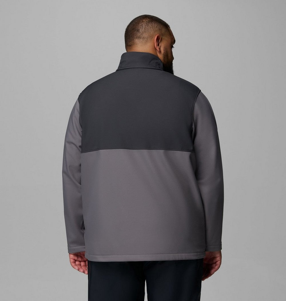 Men's Big Softshell Jacket - Grey